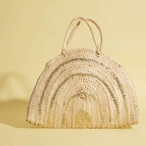 sac panier en paille chic