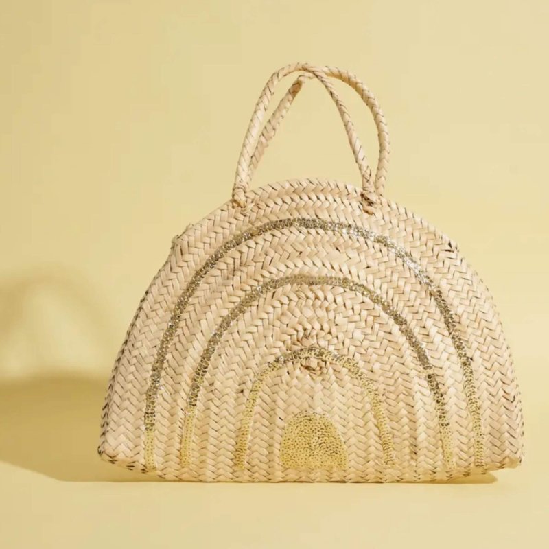 sac panier en paille chic