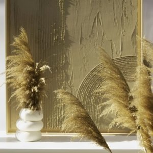 vase forme organique creme