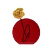 vase rouge transparent