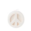 bougie décorative bio avc le symbole de la paix peace