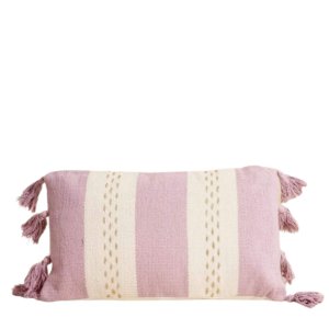 coussin rectangulaire lilas Maradji