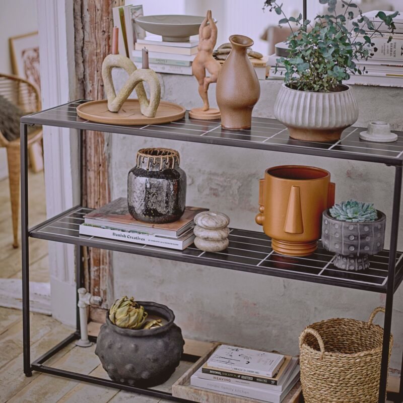 pot jardiniere noir Lisen